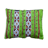 Coussin kilim vert marocain