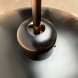 Postmodern vintage pendant lamp with counterweight by Metalarte, 1980s.