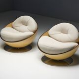 Esfera lounge chairs by Ricardo Fasanello, Brazil, late 1960s