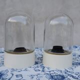 Pair Wall lamp plaffonier globe 1950