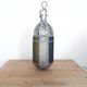 Old oriental lantern in metal and colored glasses - 1960