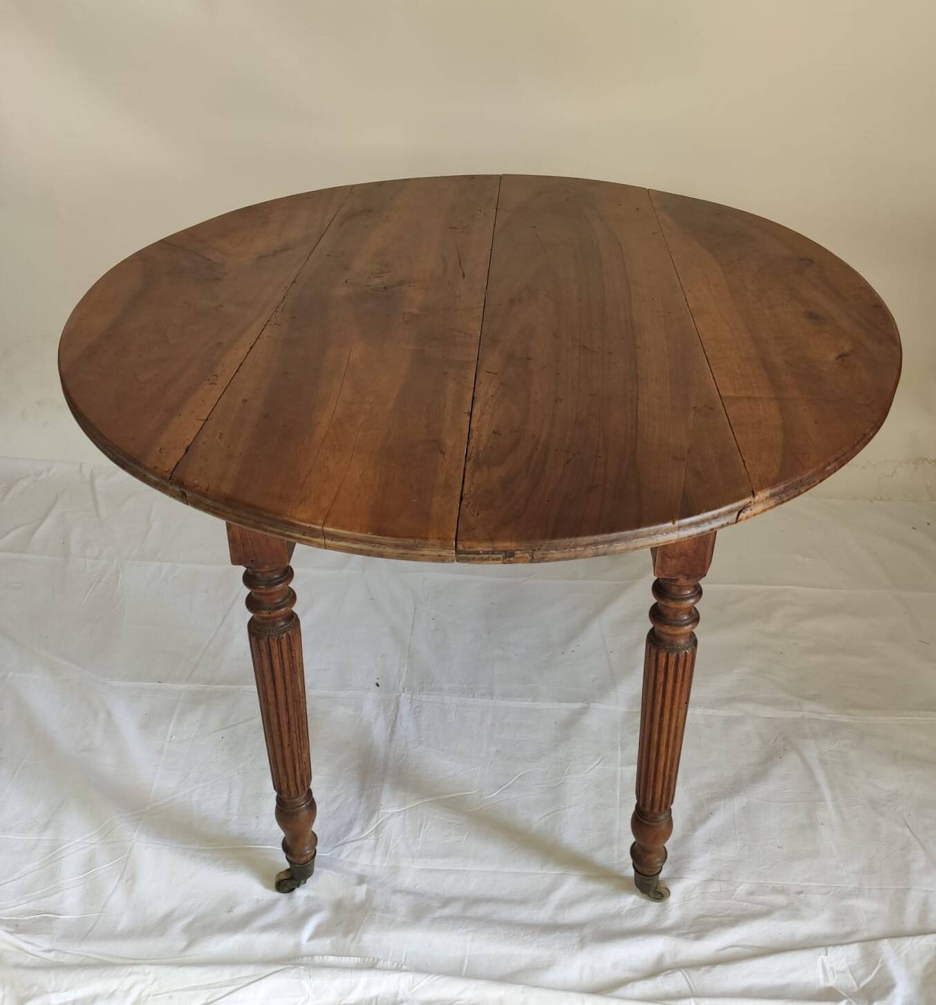 19th Century Regency Style Oval Drop Leaf Dining Table 108-240cm