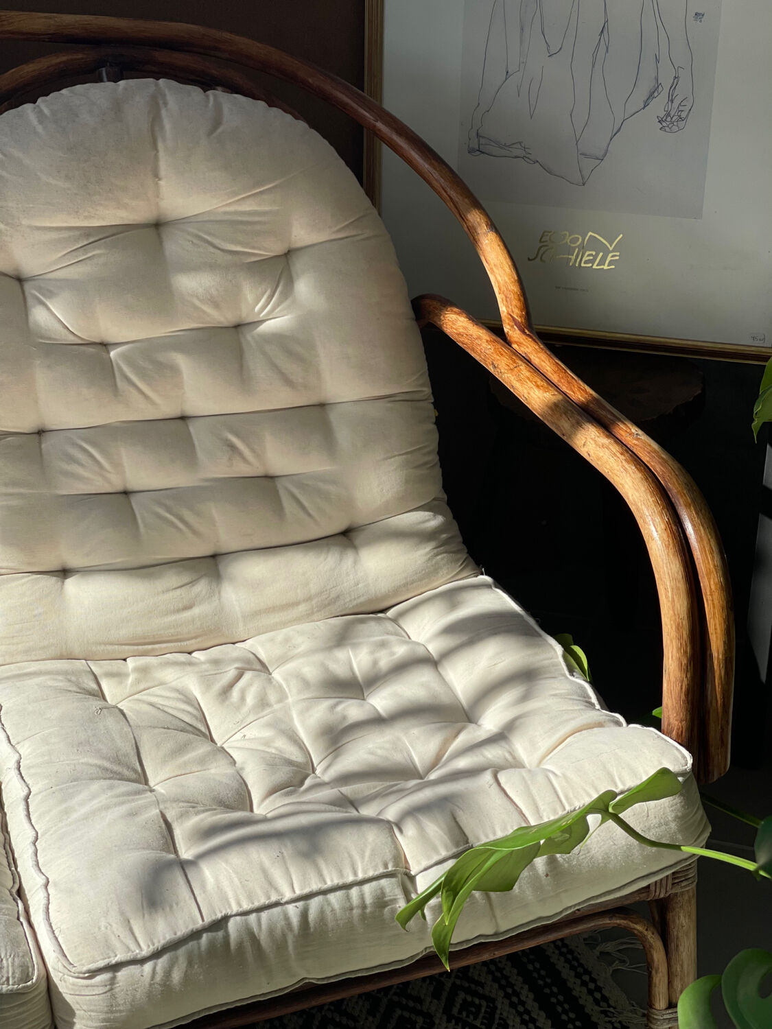 Bamboo sofa 1970