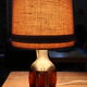 Seventie's bottle foot lamp