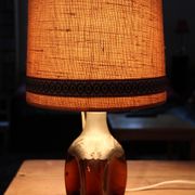 Seventie's bottle foot lamp