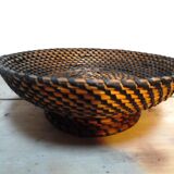 Wicker fruit bowl