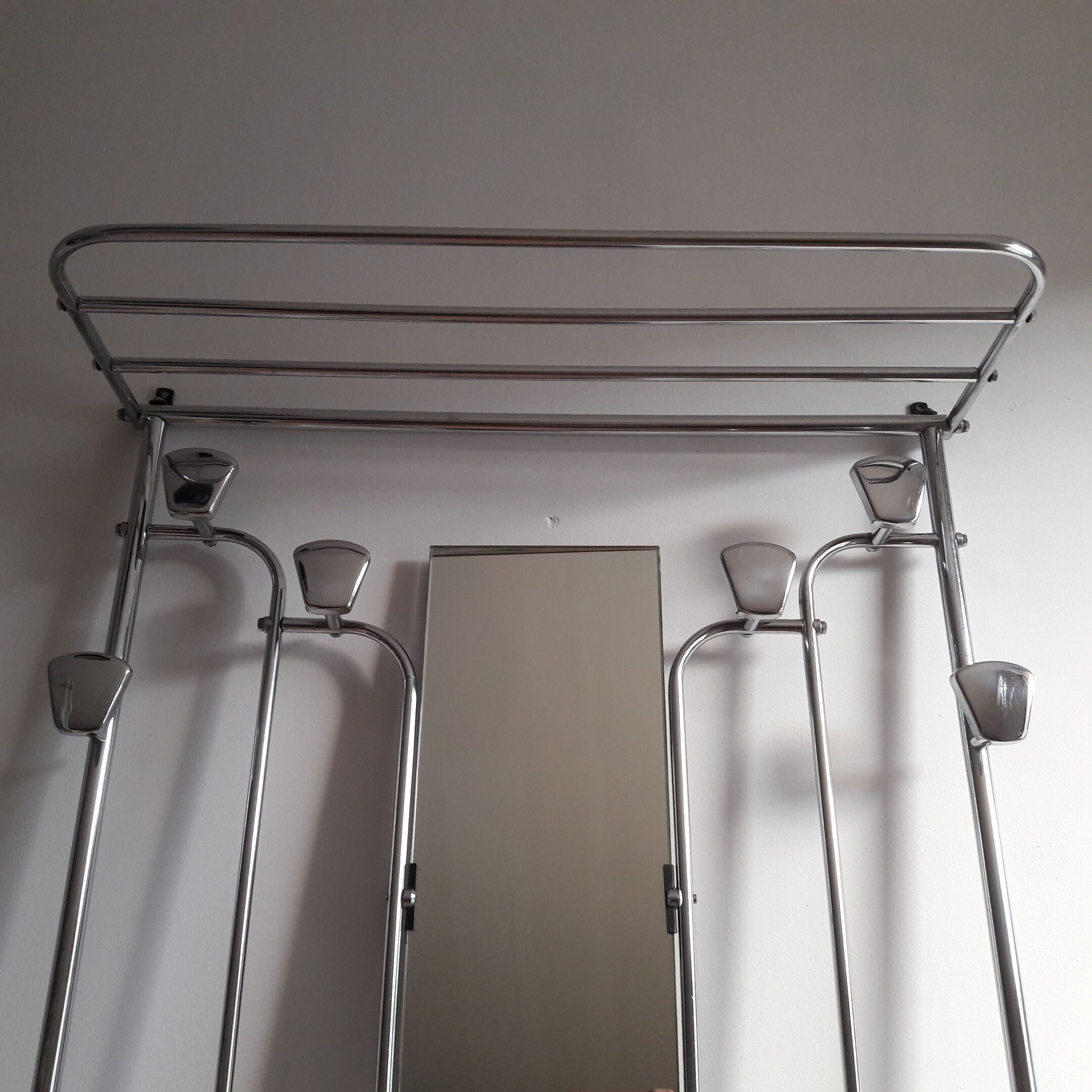 Coats chrome locker room door