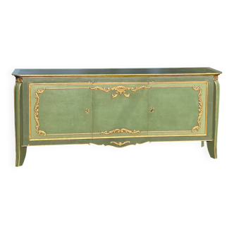 Vintage 1950s Venetian wooden sideboard
