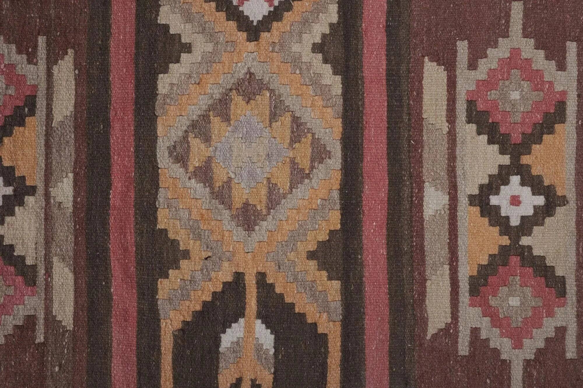 Vintage Turkish hallway rug 78x728 cm