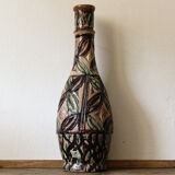 Gourd vase in high relief