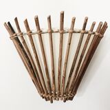 Bamboo wall sconces 1950 s