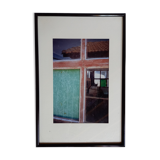 Color photograph, window of a fishermen's hut