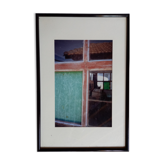 Color photograph, window of a fishermen's hut