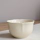 Antique ivory faience breakfast cup Sarreguemines