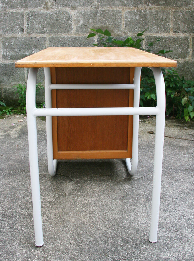 School desk and chair