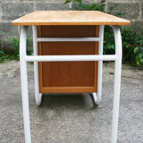 School desk and chair