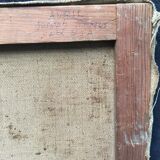 Oil on canvas "Man with red scarf" 1942 by AVRIL