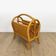 Porte-revues bambou et rotin teinte caramel vintage
