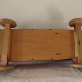 Old wooden toy van car