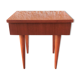 Varnished wooden bedside table Scandinavian style / vintage 60s-70s