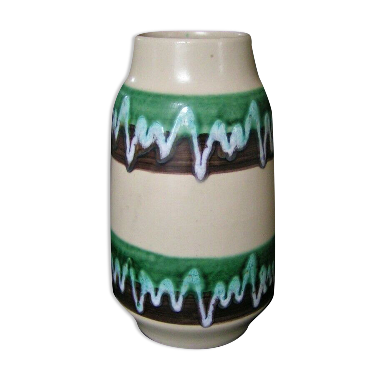 Vase with relief decoration West Germany 60s