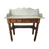 Vintage Marble and Pine Hairdresser