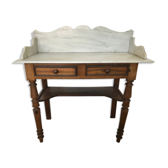 Vintage Marble and Pine Hairdresser