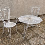 vintage metal garden furniture tête-à-tête