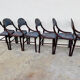 Lot de 6 chaises bistrot baumann