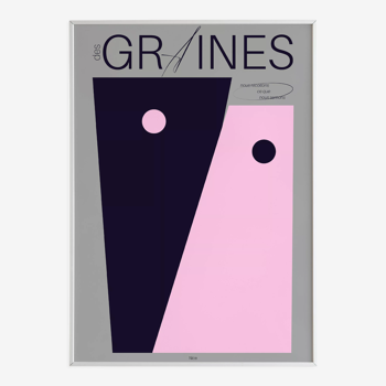 Affiche A3 "des Graines"
