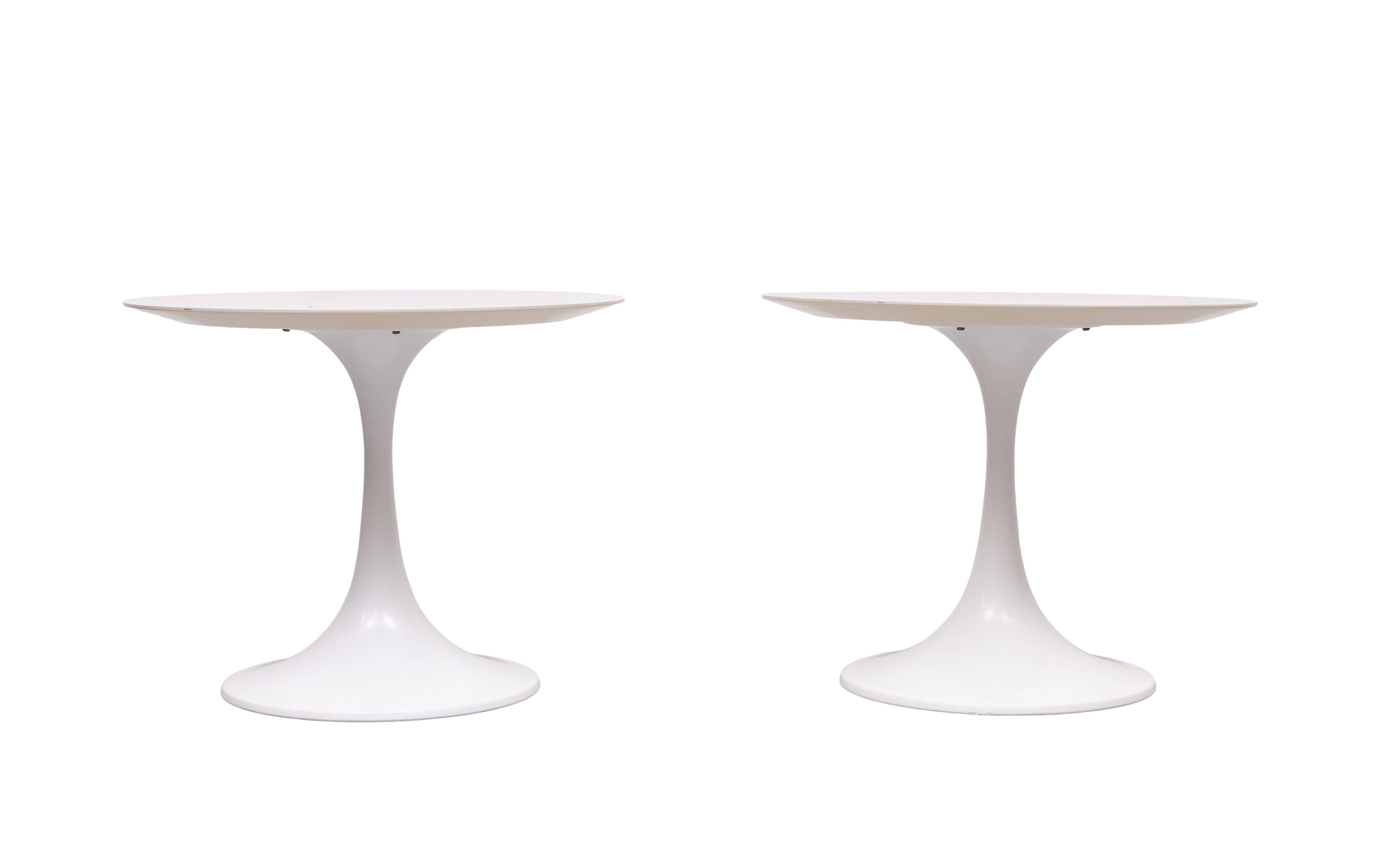 Arkana Tulip side tables design Maurice Burke 1970s England