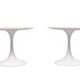 Arkana Tulip side tables design Maurice Burke 1970s England