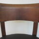 Fauteuil de bureau bois et cuir