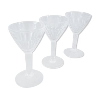 3 verres bistrot années 30