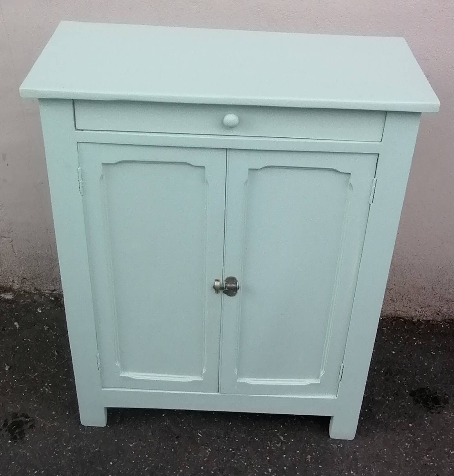 Vintage water green Parisian furniture from the 1940s