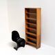Bibliothèque en bois conçue par Cees Braakman pour Pastoe