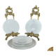 Kmp Berlin Porcelain Flatware and Dessert Plates Set, 20th Century
