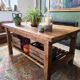XXL solid oak kitchen island/worktop 180 x 105