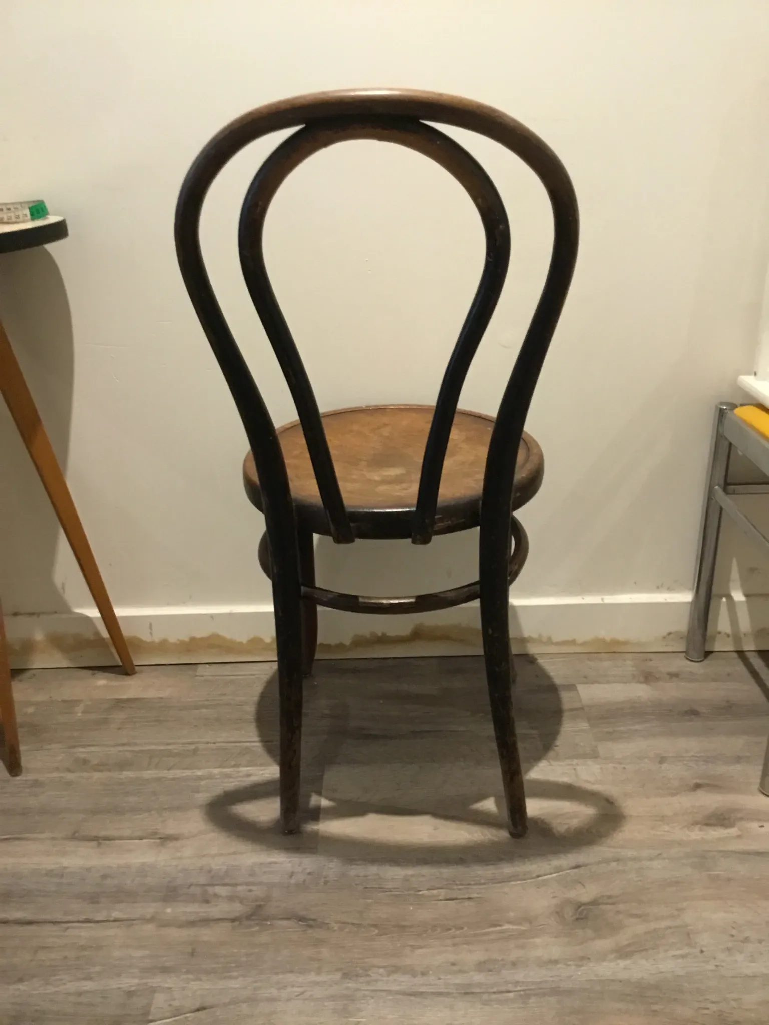 Bentwood bistro chair in Thonet style