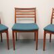 Set of 4 diningchairs teak, Erving Harland for Soro Chairs