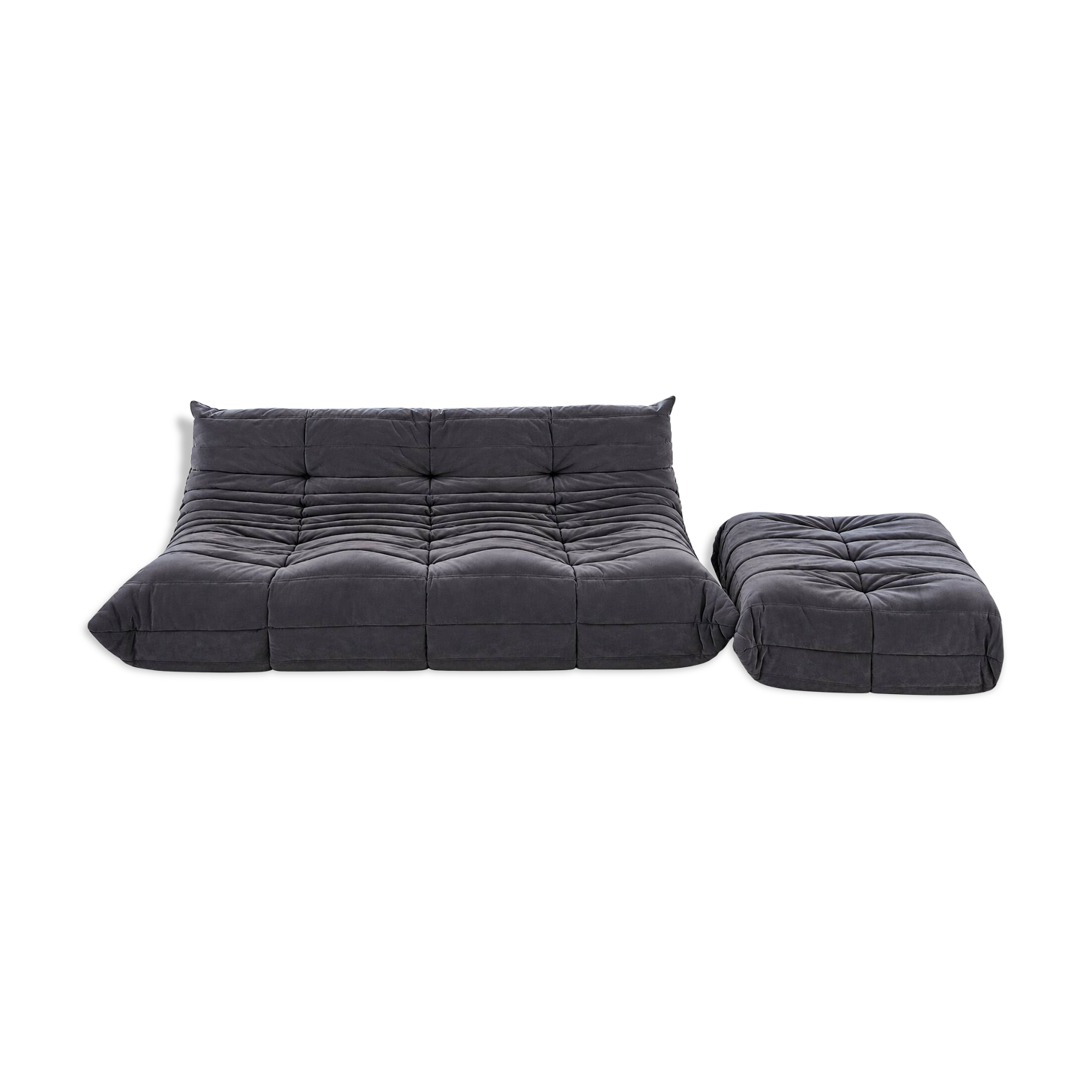 Canapé 3 places Togo et pouf