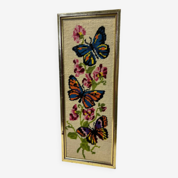 Tableau canevas papillon