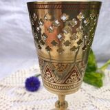 Golden brass incense holders INDIA.