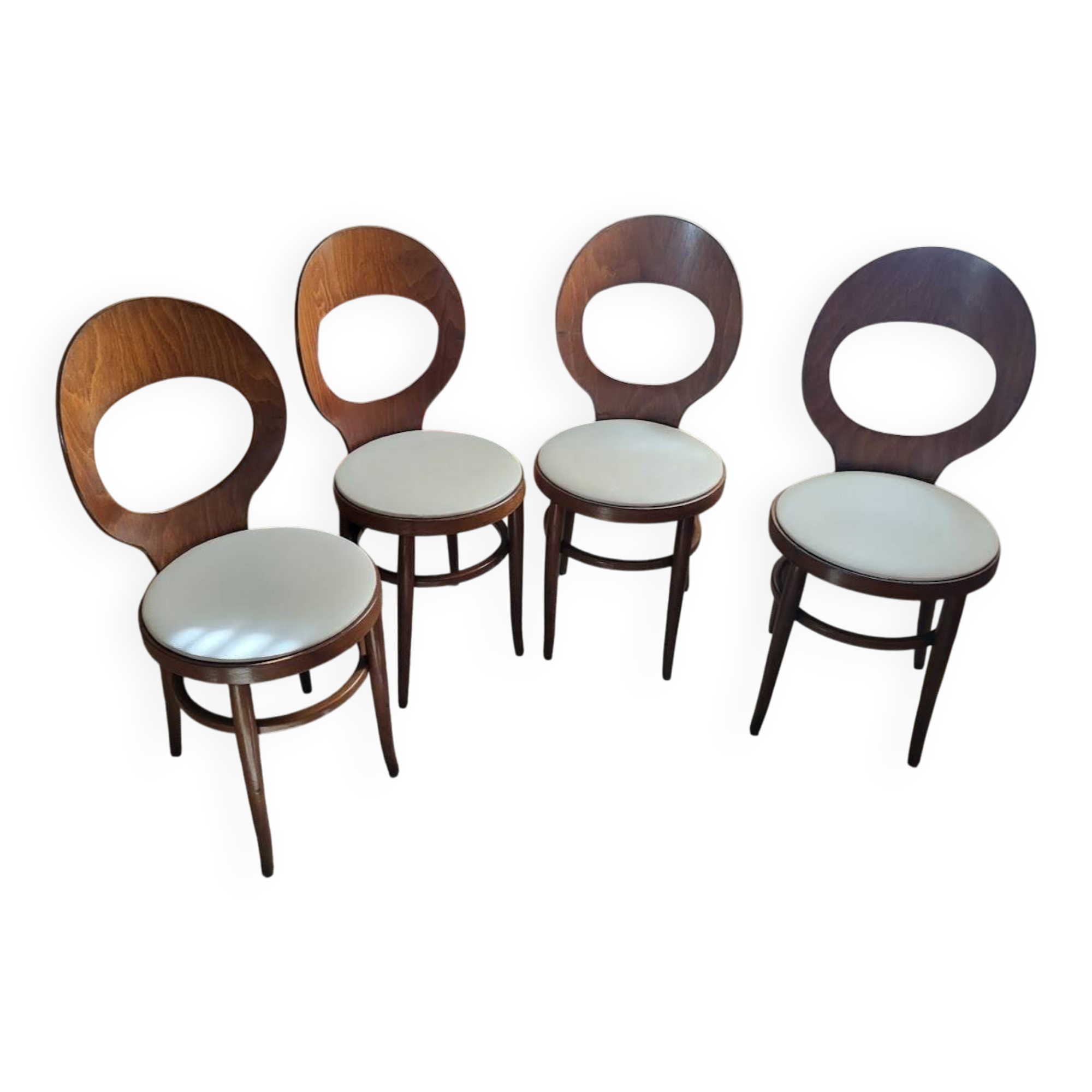 Chaises Baumann modèle mouette