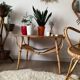 Rattan coffee table