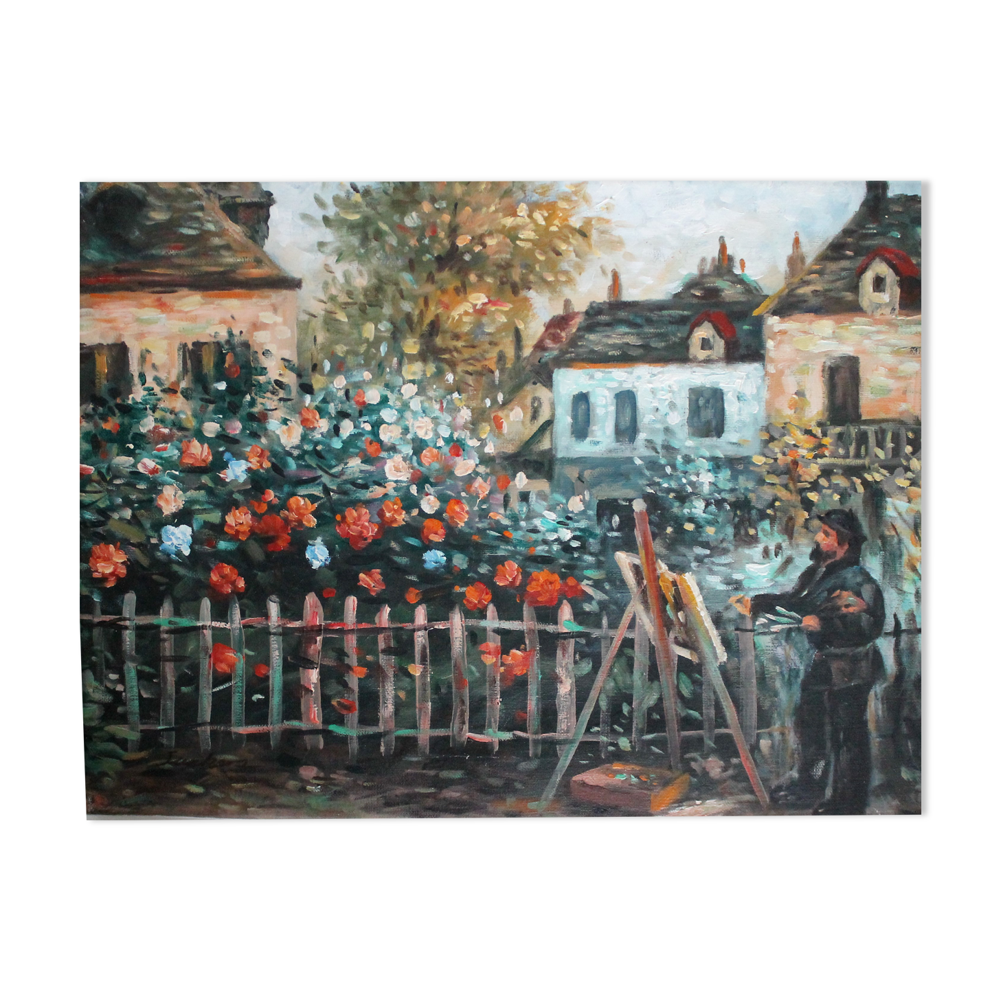 Tableau "un impressionniste peignant"