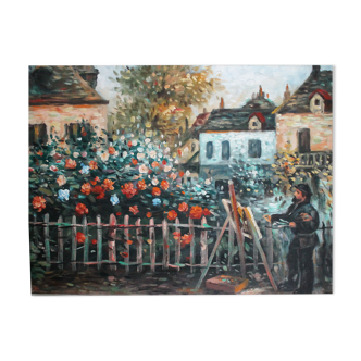 Painting "an impressionist painting"