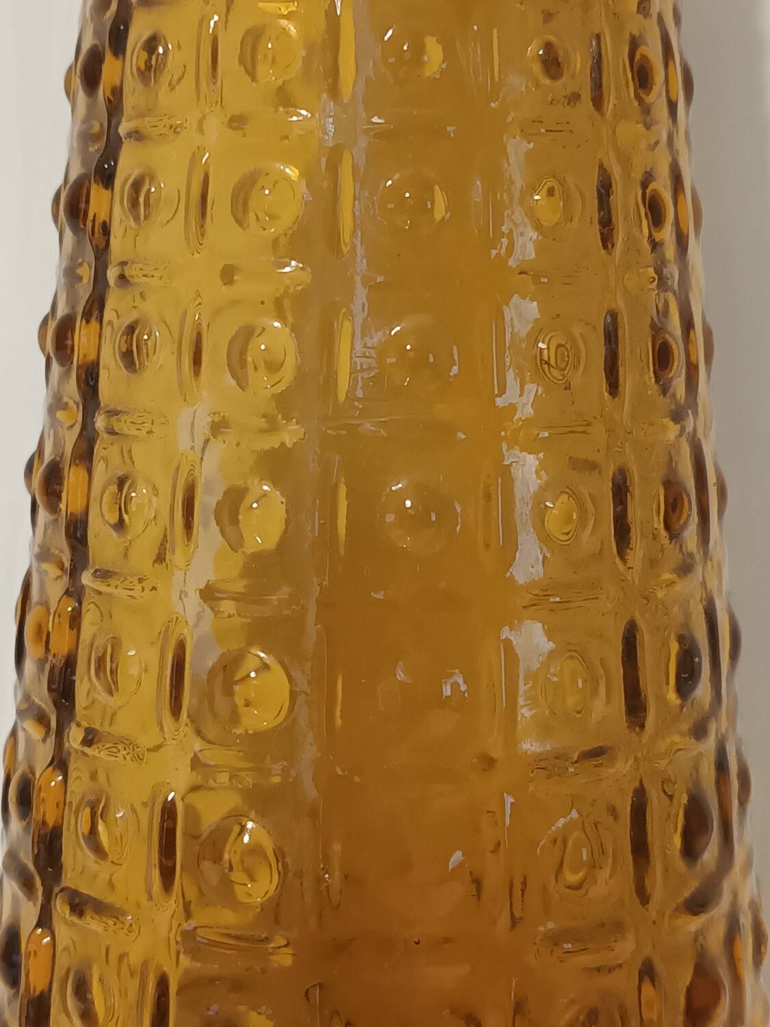 Amber carafe Italy Vintage