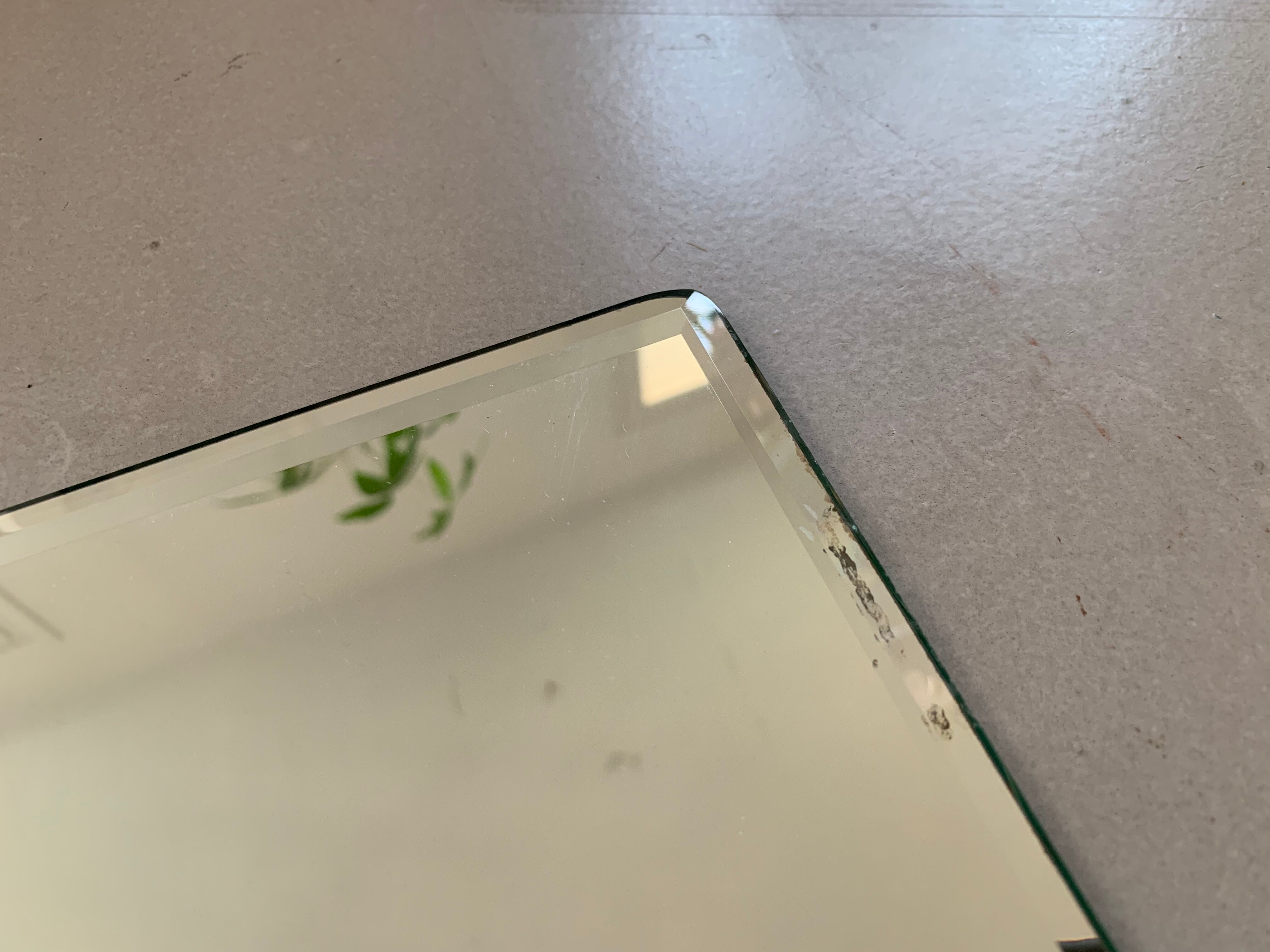 Old beveled mirror 36x48cm