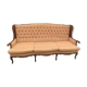 Mid-Century Italian Velvet Sofa Paolo Buffa Style 1950s